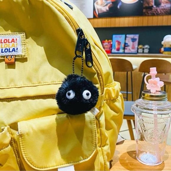 new! spirited away studio ghibli anime dust bunny keychain bag charm - Picture 1 of 3